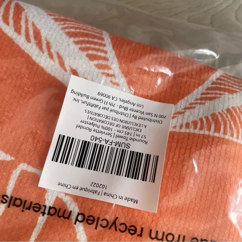 Summer & Rose Roundie Towel
